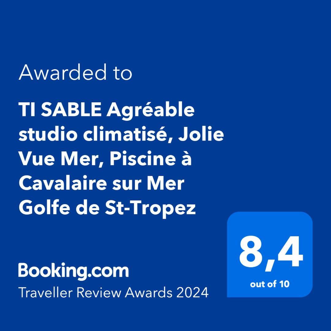"Ti Sable" Agreable Studio Climatise, Jolie Vue Mer, Piscine A Cavalaire Sur Mer Golfe De St-Tropez Eksteriør bilde